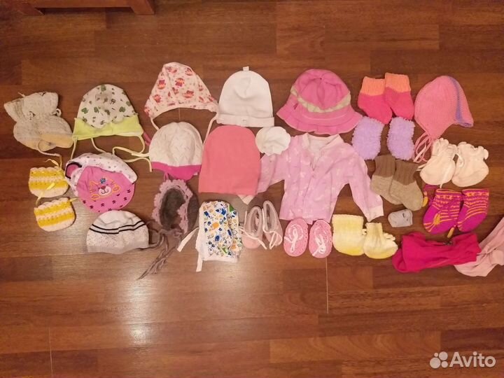 Вещи пакетом для девочки от 0-74см