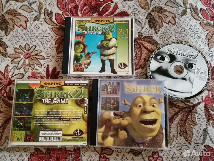 Компьютерная игра и фильм со Шрэком