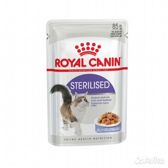 Корм Royal Canin Роял Канин Sterilised в желе для