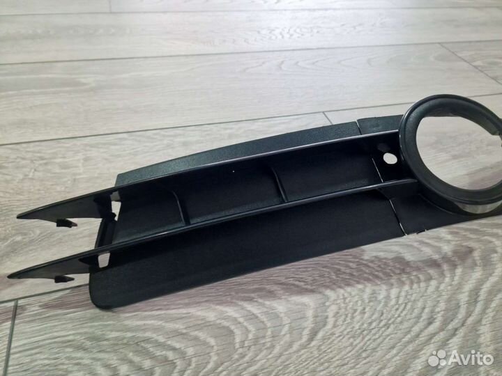 Решётки переднего бампера (под птф) Audi A6 C6