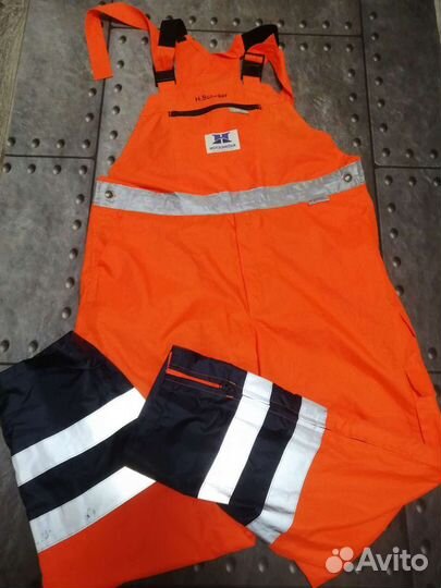 Рабочий сигнальный комбинезон Planam