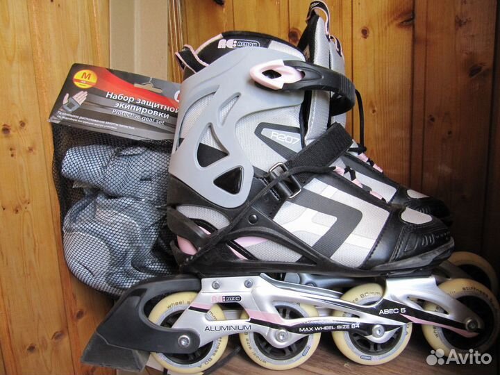 Роликовые коньки женские 38 пара