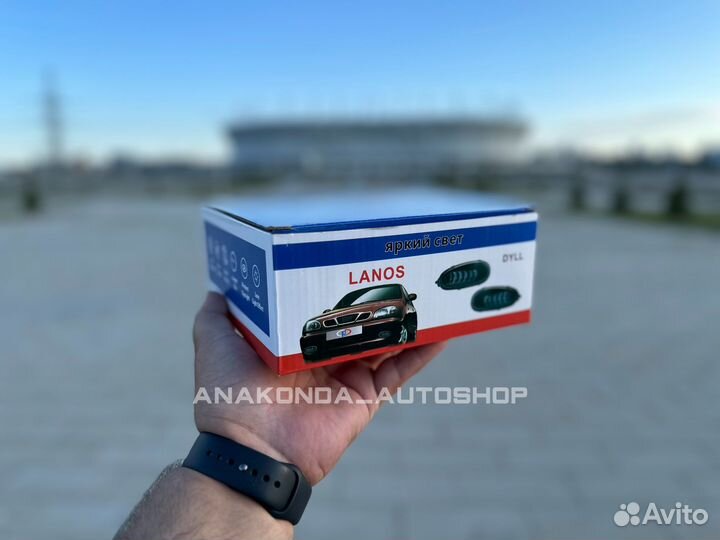 LED туманки Chevrolet Lanos 100w (White/Yellow)