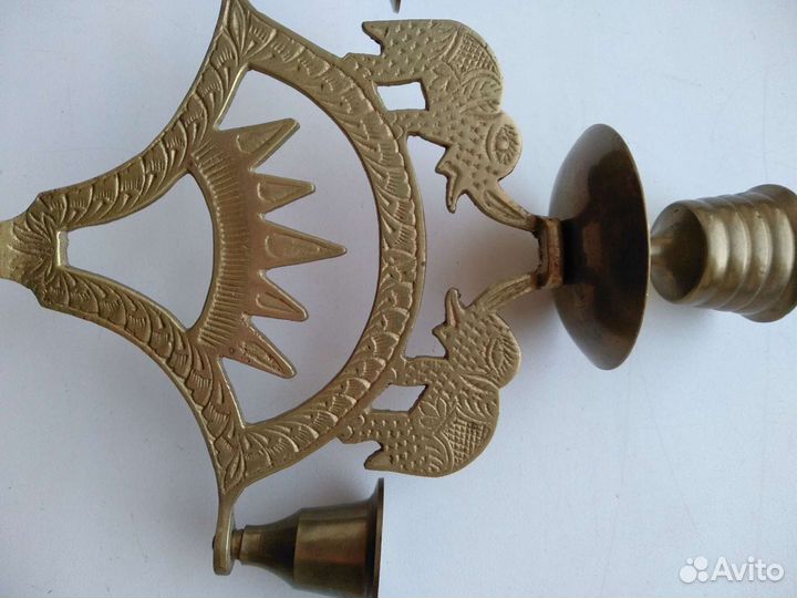 Бронзовые подсвечники из Индии 