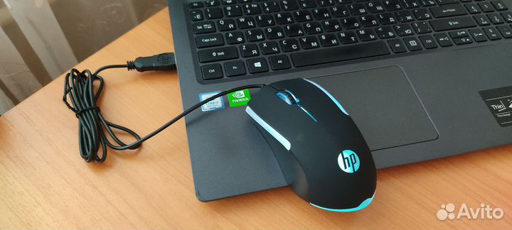 Игровой коврик для мыши большой с подсветкой