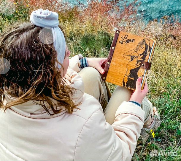 Ежедневник из дерева (береза)