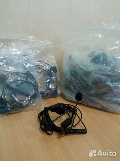 Гарнитура с оголовьем для рации Baofeng, TYT и др