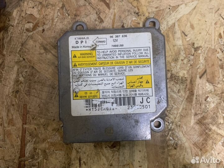 Chevrolet lanos блок airbag srs