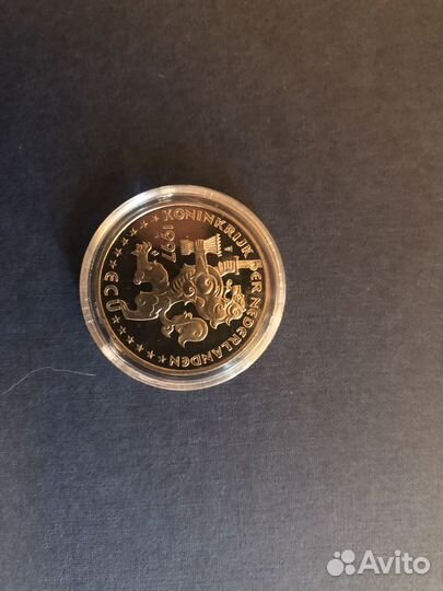 Монета Нидерланды Шуберт композитор музыка 1997 г