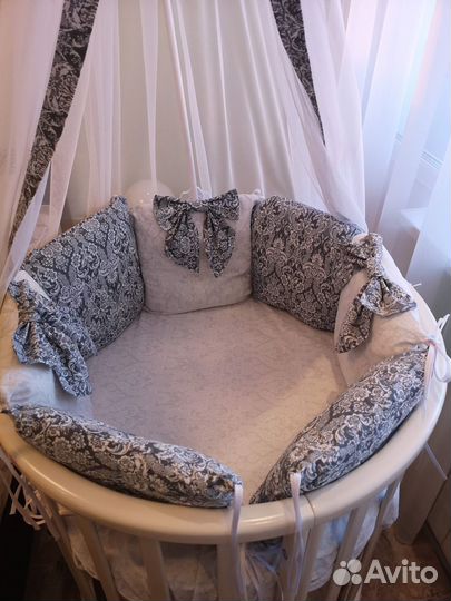 Бортики в детскую кроватку