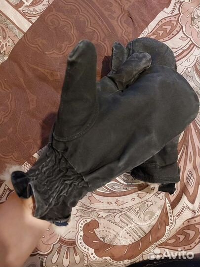 Солдатские рукавицы трехпалые