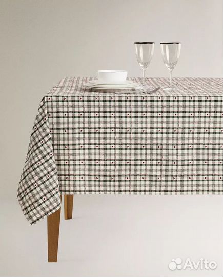 Скатерть в клетку Zara home