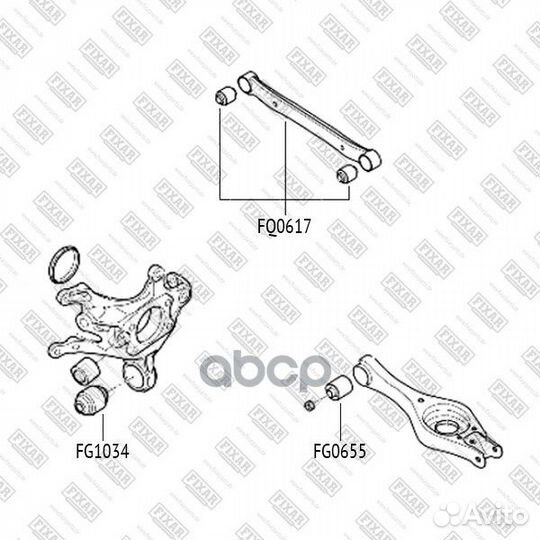 Рычаг подвески FQ0617 fixar