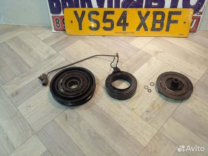 Муфта шкив компрессора кондиционера Kia Spectra