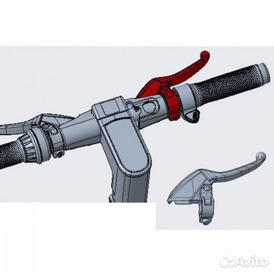 Тормоз (правый) Ninebot для KickScooter Max2.3