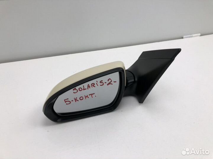 Зеркало левое электрическое Hyundai Solaris 2