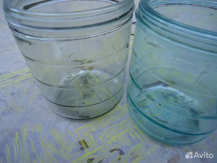 Ёмкости стеклянные от советской кремосбивалки