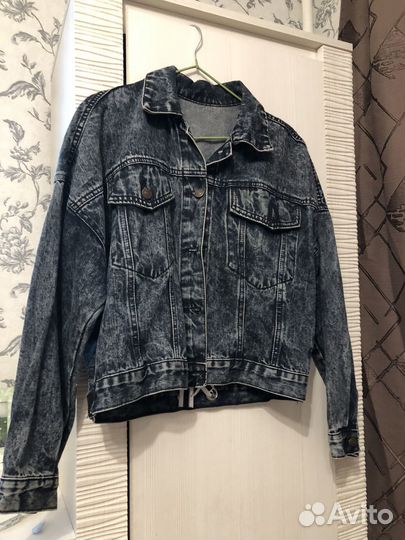 Укороченная джинсовка 46 48