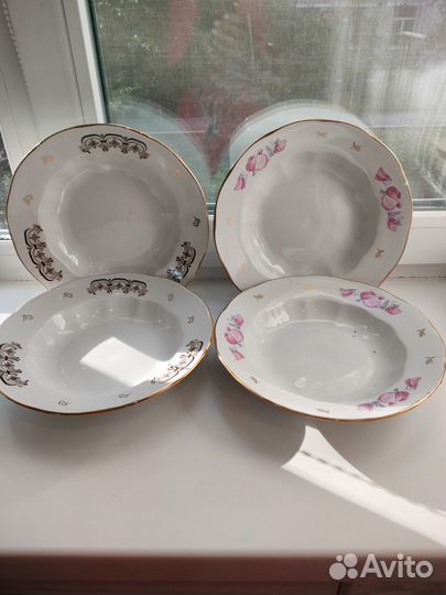 Продам большие тарелочки времён ссср.Цена за всё