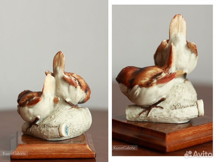 Capodimonte Птички и божья коровка Giuseppe Armani