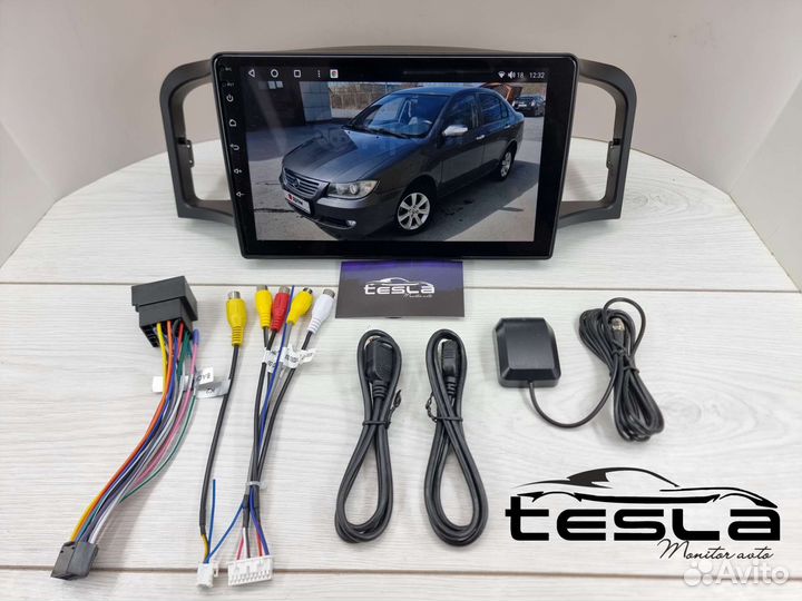 Магнитола на Lifan Solano 620 9 дюймов android 10