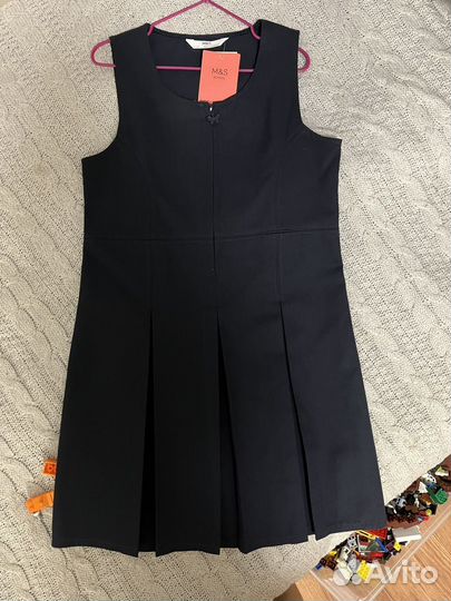 Сарафан школьный marks spencer новый 122-128