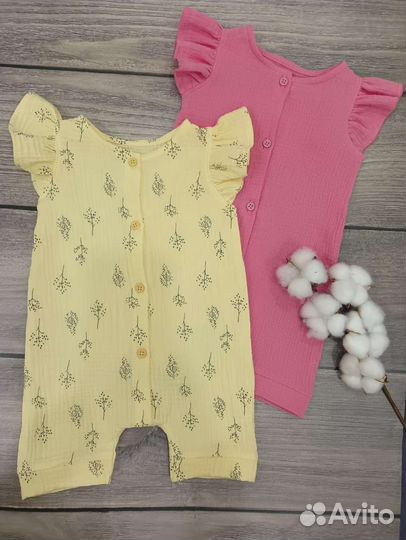 Песочник из муслина. Ромпер