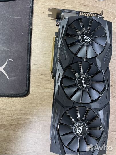 Видеокарта asus rog strix rx480