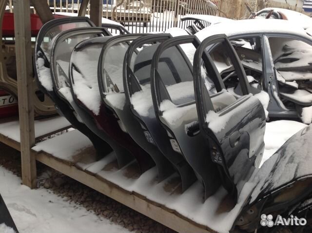 Дверь задняя правая шевроле ланос lanos