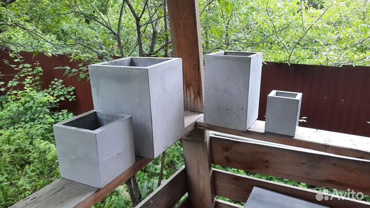 Вазоны кашпо из архитектурного бетона в Самаре