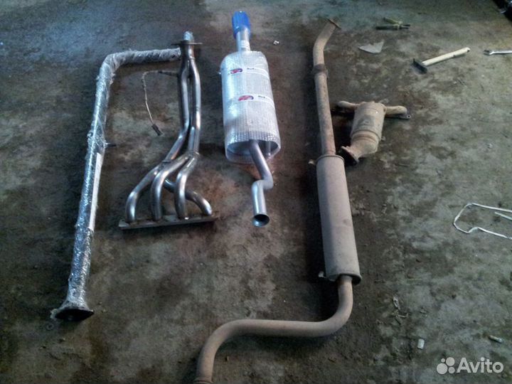 Глушитель, Резонатор, Приемная труба ваз 2109 2110