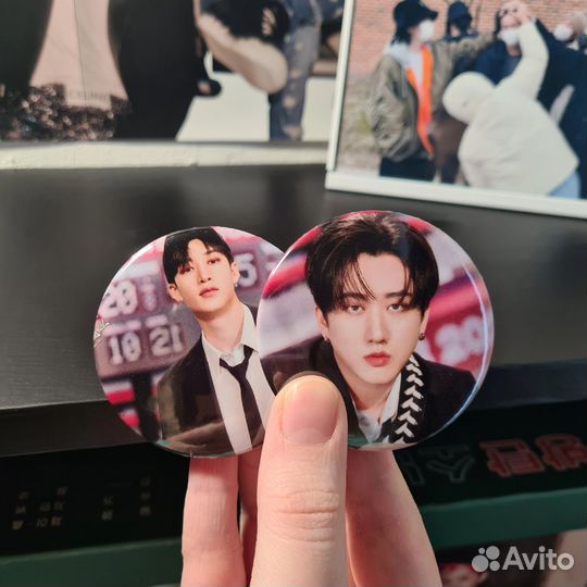 Значки stray kids bangchan, changbin