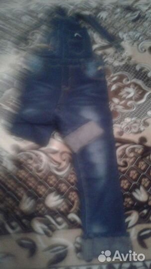 Комбинезон для девочки джинсовый