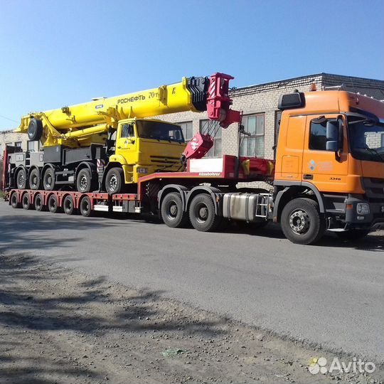 Перевозка спецтехники. Негабарит. Трал от 300 км