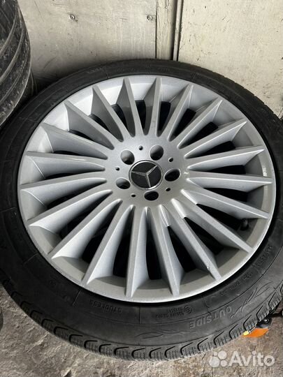 Колеса на mercedes r19 разноширокие