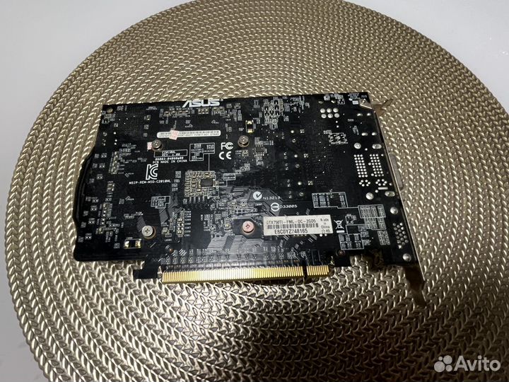 Видеокарта Nvidia asus GeForce GTX 750 Ti