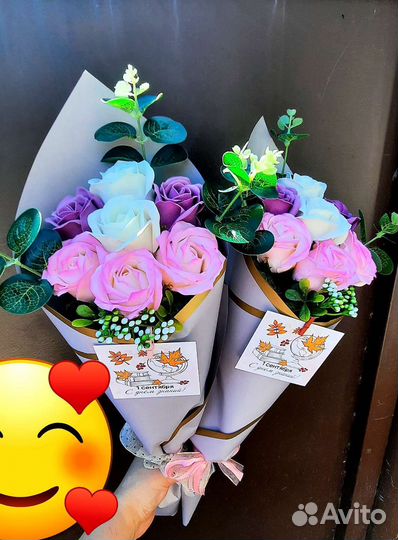 Мыльные цветы