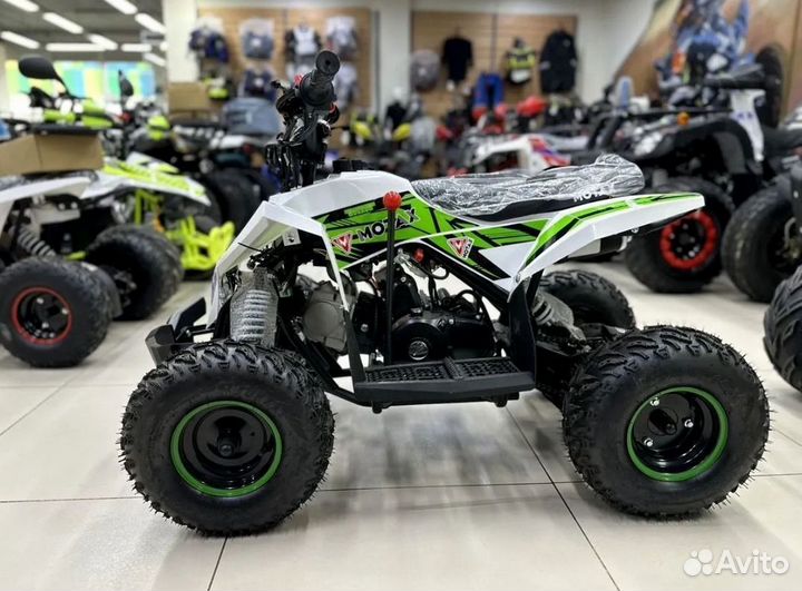 Детский квадроцикл Motax Gekkon 90 куб. зелёный