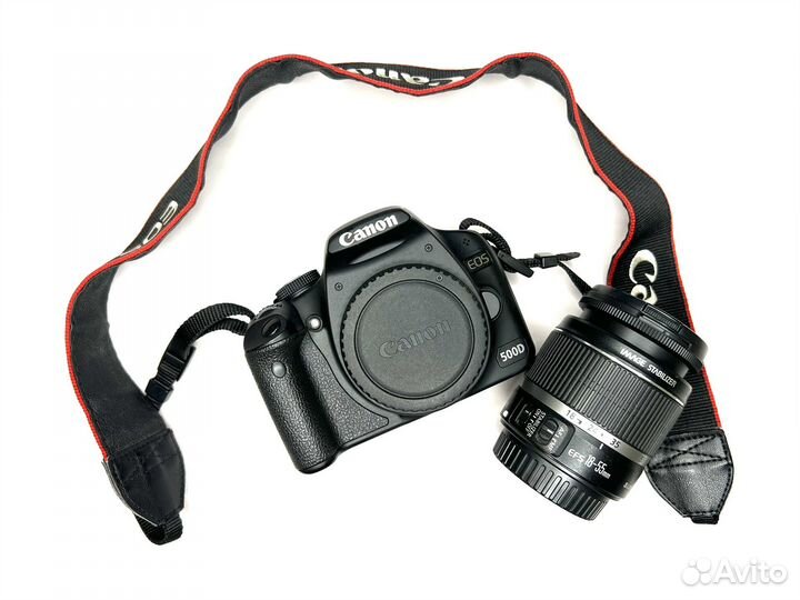 Зеркальный фотоаппарат canon 500d 18-55