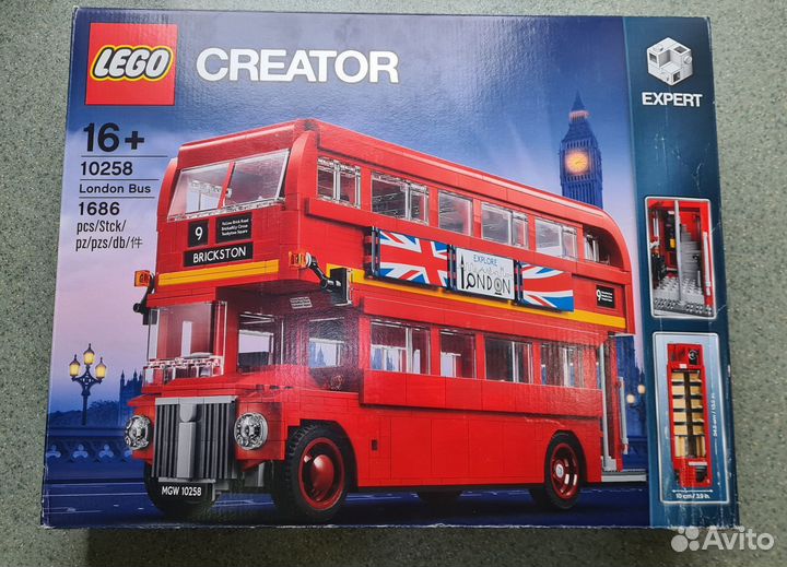 Новый Lego 10258 Лондонский автобус