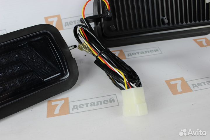 Подфарники светодиодные чёрные нива урбан новые