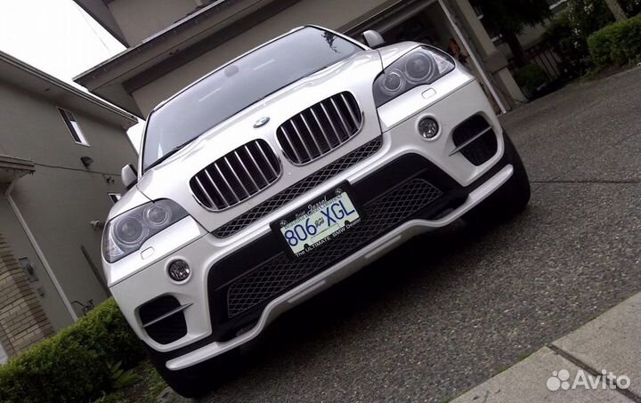 Передняя юбка bmw x5 e70 перфоманс