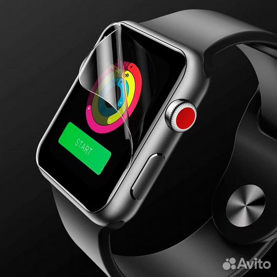 Гидрогелевая пленка на часы Apple Watch и др