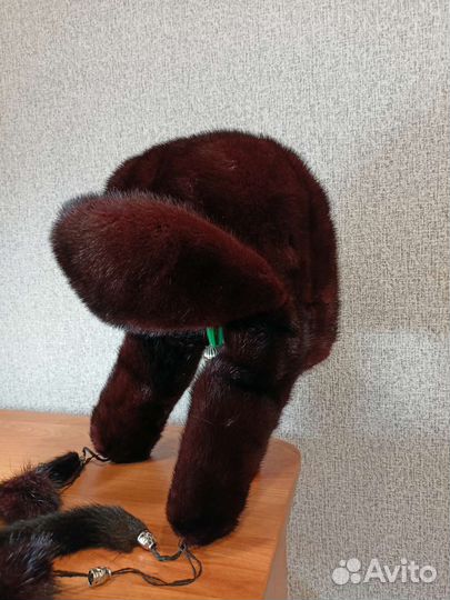 Шапка из норки женская