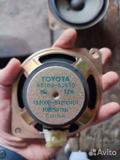 Динамики автомобильные тойота 10см