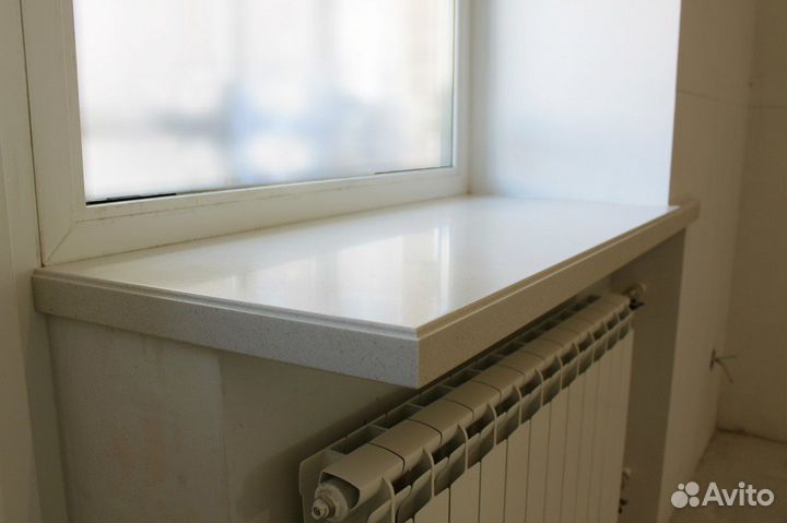 Подоконник из искусственного камня под заказ