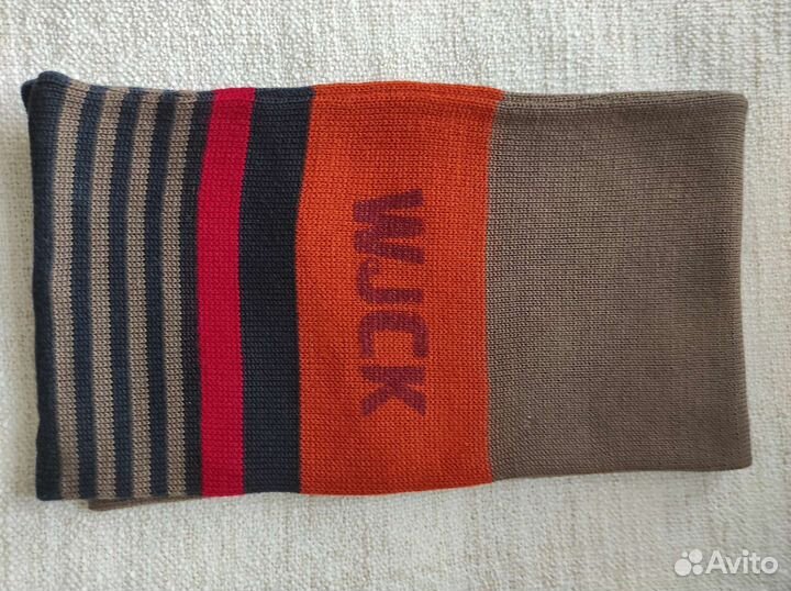 Комплект шапка и шарф для мальчика 128-134 см