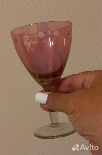 Фужеры большие, маленькие. Винтаж