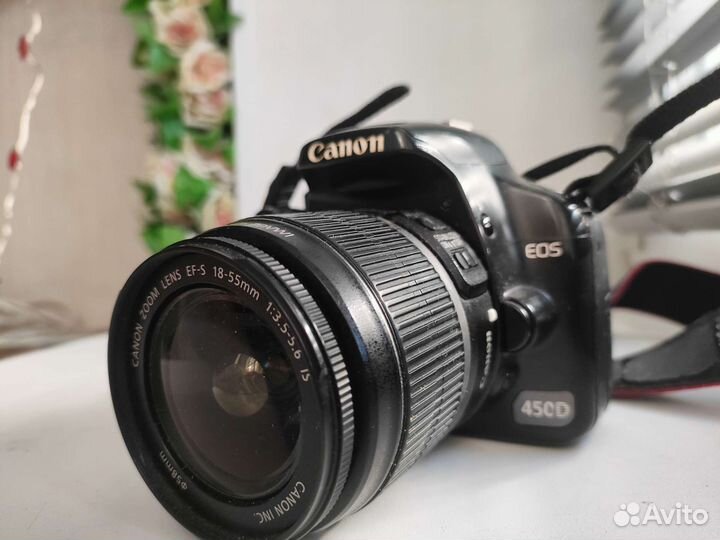 Зеркальный фотоаппарат canon 450d