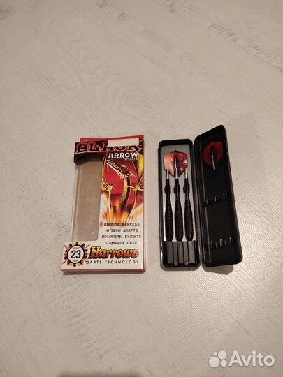 Дротики для дартса Harrows Black Arrow
